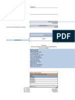 Tabla Excel Costos