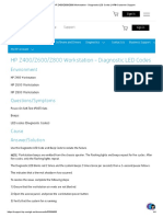 HP Z400 - Z600 - Z800 Workstation - Diagnostic LED Codes - HP® Customer Support