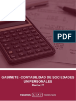 Unidad Ii - Contenido - Gabinete - Contabilidad de Sociedades Unipersonales - 1481535945 PDF