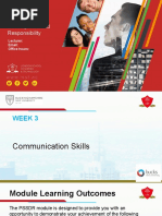 Week 3 - Communication Skills