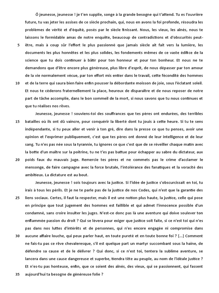Appel à la jeunesse pour la justice | PDF | Justice | Crime et violence