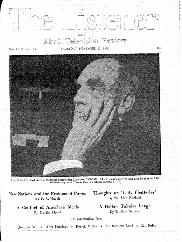 New Nations And The Problem Of Power F A Hayek The Listener