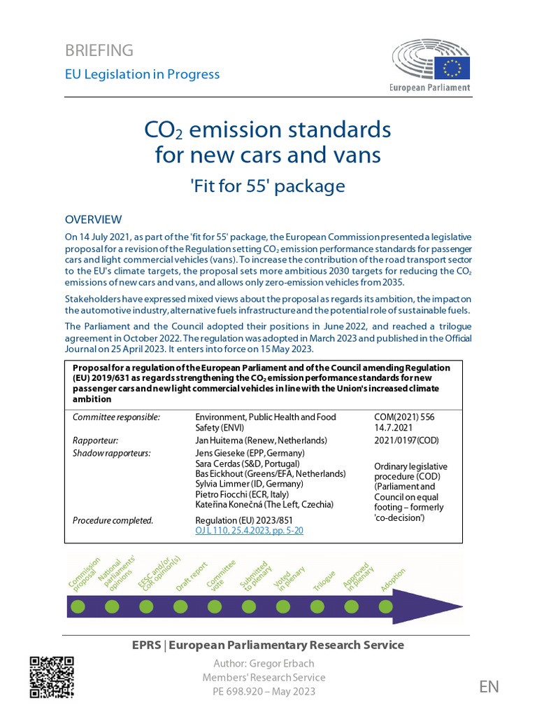 Co2 Emission Standards PDF