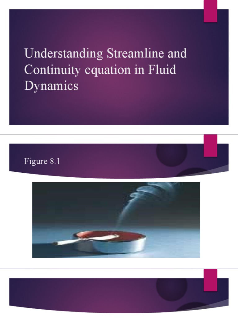 Understanding Streamline and Continuity Equation in Fluid Dynamics PDF