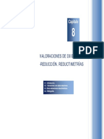 Capítulo 8 Valoraciones de Oxidación-Reducción. Reductimetrías