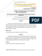 La Contratacion Estatal en Colombia Entre Vacios J PDF