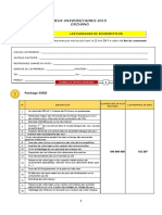 Fiche de Souscription JU DSCHANG 2019