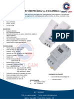 Ficha Tecnica Temporizador Timer Interruptor Digital Programable 220V 16a (Thc15a) PDF