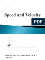 Speed and Velocity 2 PDF