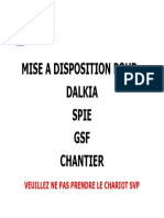 Mise A Disposition Dalkia GSF Spie Chantier