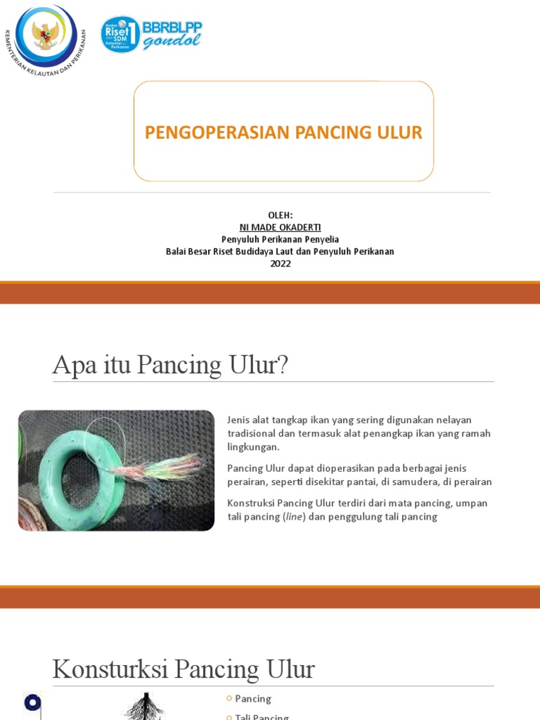 Pengoperasian Pancing Ulur | PDF