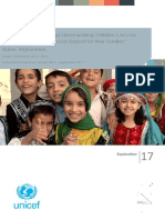 Evaluation of Street-working Children Project in Kabul