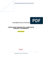 Bases para COMPRA DE DOS CAMIONES PARA LA DIRECCIÓN DE OPERACIÓN Y MANTENIMIENTO 2023 - Observ