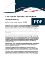 Chinas New Personal Information Protection Law