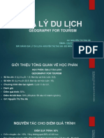 Bài giảng điện tử địa lý du lịch (version finale 2022) PDF