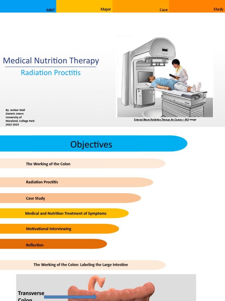 Nutrition Therapy for Radiation Proctitis | PDF | Large Intestine | Rectum