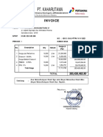 INVOICE PERTAMINA