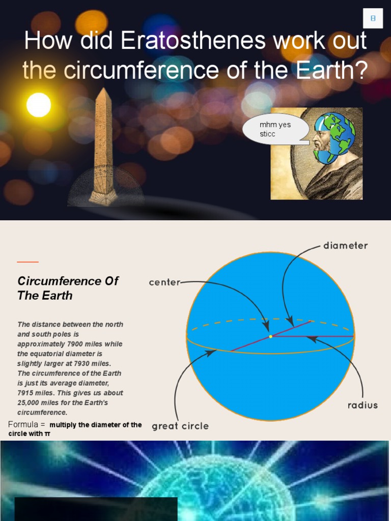 Circumference of The Earth PDF Metrology Astronomy