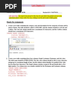 Lab Chapter # 3
