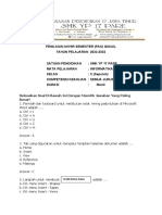 X - SOAL Informatika - PAS GANJIL - 2022-2023