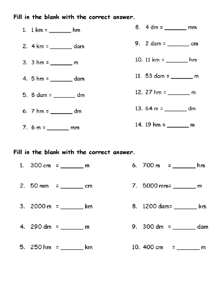P3 - Length and Mass Conversion & Review Time | PDF