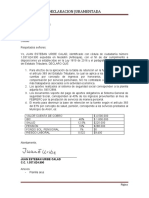 Declaracion Juramentada Mar 2022