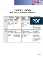 Marking Rubric