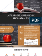 Red Apple Placed Books PowerPoint Templates