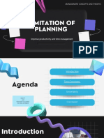 Limitation of Planning PDF