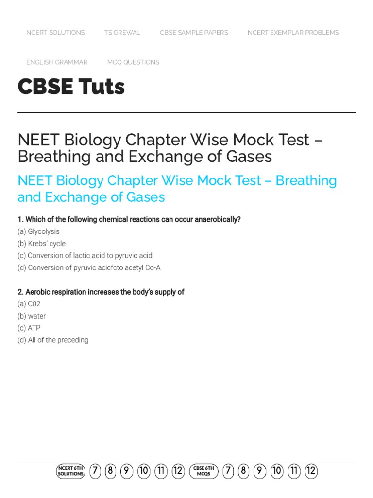neet-biology-chapter-wise-mock-test-breathing-and-exchange-of-gases