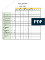 Lista de Asistencia Canto