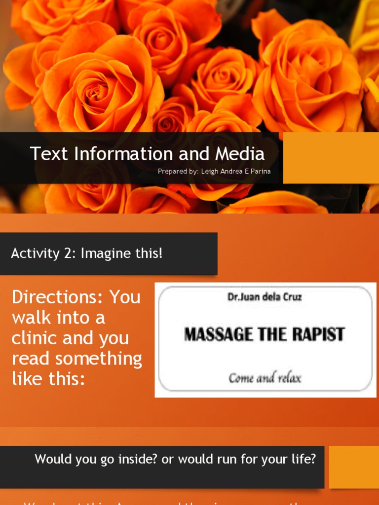 Text information and media pdf design communication