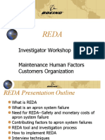 Investigator Workshop Maintenance Human Factors