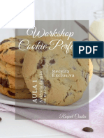 Receita exclusiva de cookies recheados com chocolate e caramelo