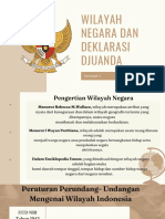 Wilayah Negara Dan Deklarasi Djuanda: Kelompok 1