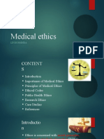 Topic 10. Medical Ethics