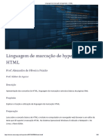 Linguagem de Marcação de Hypertexto - HTML2 PDF