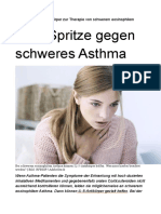 IL-5-Antikörper Zur Therapie Von Schwerem Eosinophilem Asthma
