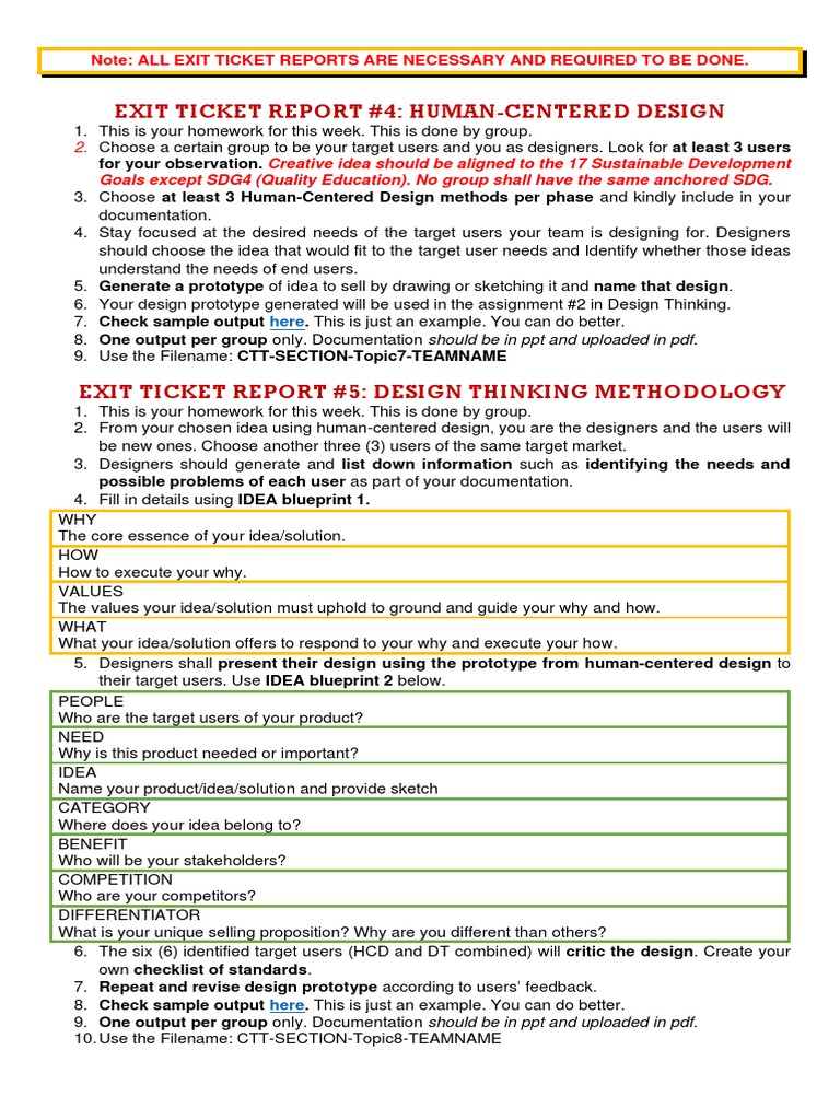 Human-Centered Design & Thinking Reports | PDF