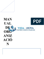 MANUAL DE ORGANIZACION VIDA NOVA Actualizado