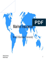 Marine Insurance: World Maritime University