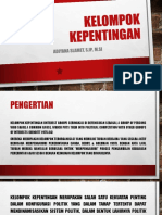 Materi Kelompok Kepentingan