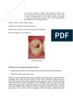 Skenario Amalgam Kelas 1 Konservasi