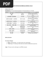 Ict 8 Reviewer For Third Quarterly Exam