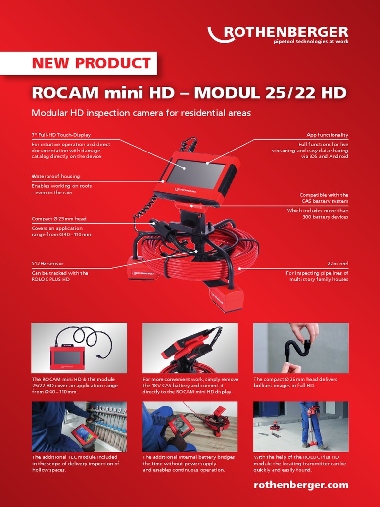 ROCAM MINI HD Flyer EN | PDF | High Definition Television | Digital ...