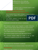 Numérisation Du Signal Analogique Et Restitution