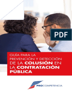Guia para La Prevencion y Deteccion de Colusion en La Contratacion Publica