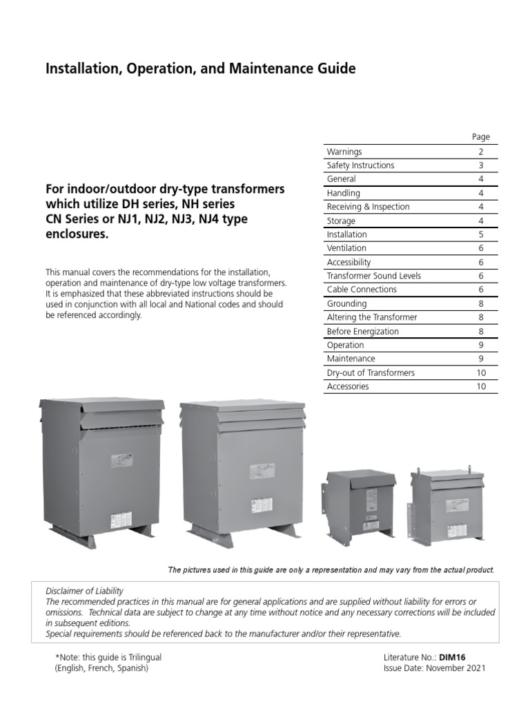 HPS Installation Operation and Maintenance Guide For DH NH Series or ...