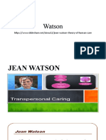 Jean Watson's Theory of Human Caring