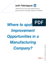 Ananth Palaniappan: Where To Spot The Improvement Opportunities in A Manufacturing Company?